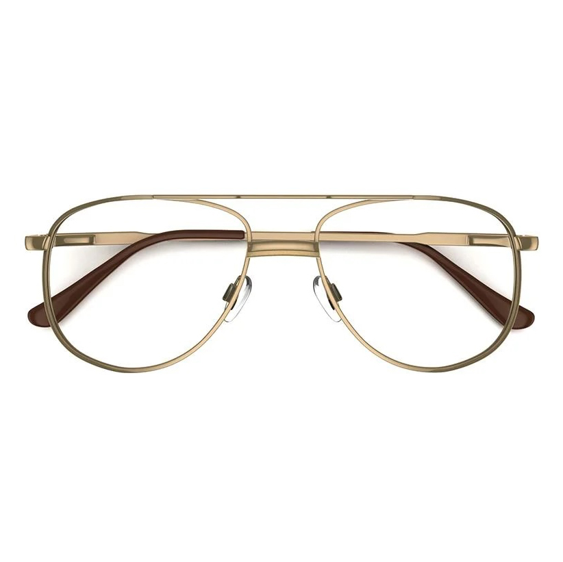 Metal frame glasses
