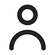 Illustrated icon of a person