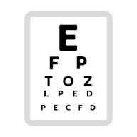 Snellen Chart - Eye Test - Illustration