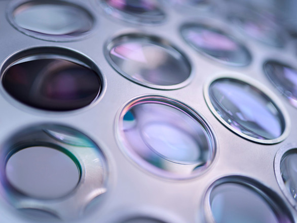 Lens inspection close up