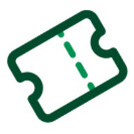 Green voucher icon.