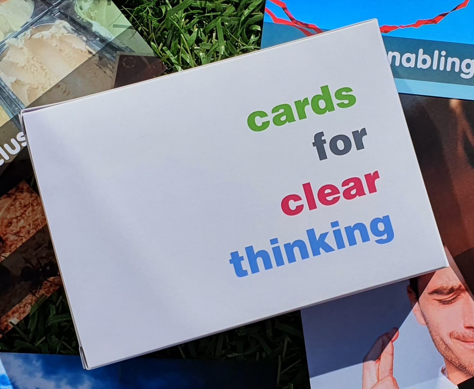 Cards for clear thinking