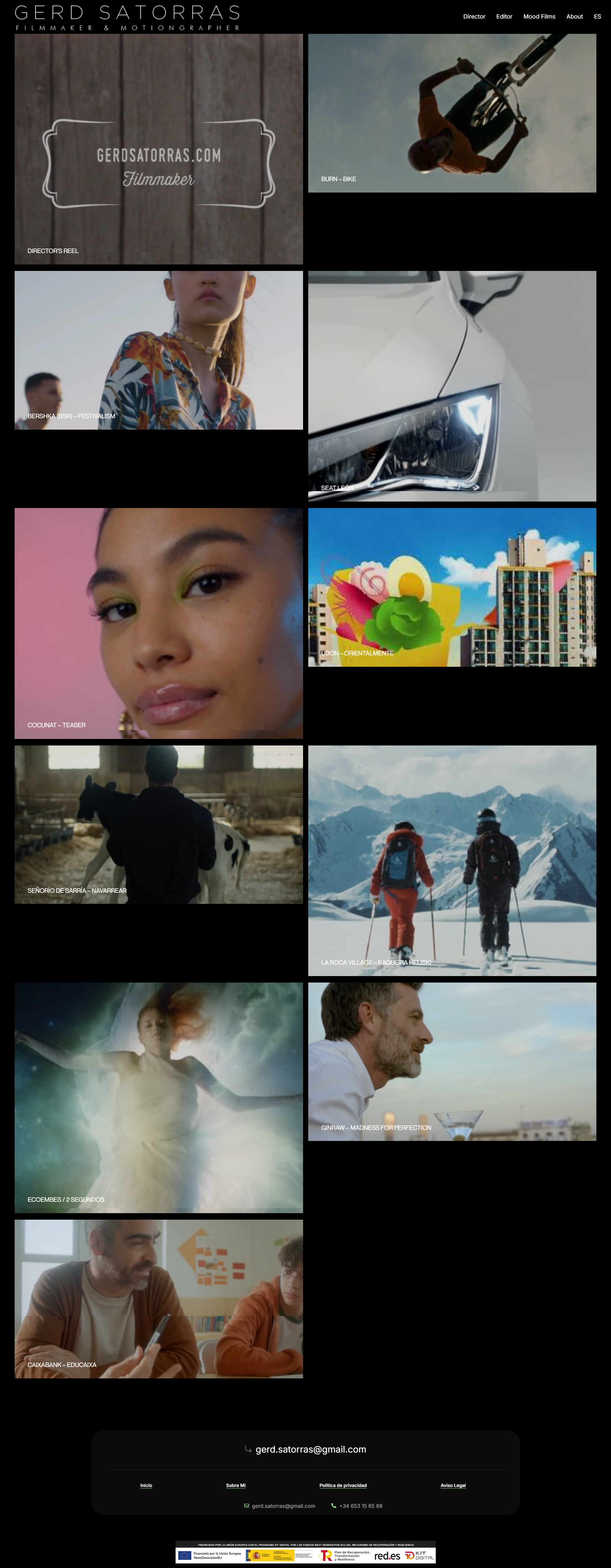 Gerd Satorras Filmmaker & Motiongrapher - Imagen 1