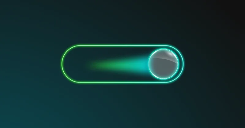 An icon of a on/off toggle switch that represents a feature flag