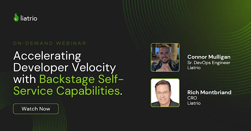 Accelerating Developer Velocity with Backstage Self-Service Capabilities