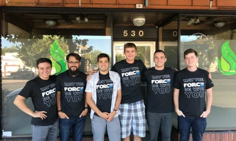 A photo of Liatrio interns.