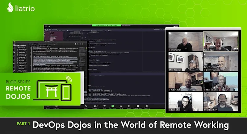 A collage of computer screens showing Visual Studio code screenshots and a zoom window.