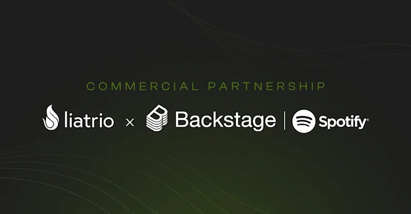 Liatrio, Spotify, and Backstage logos