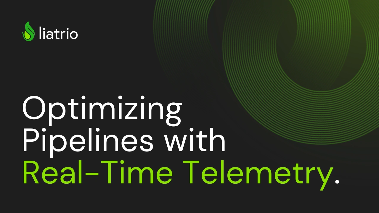 Optimizing Pipelines with Real-Time Telemetry