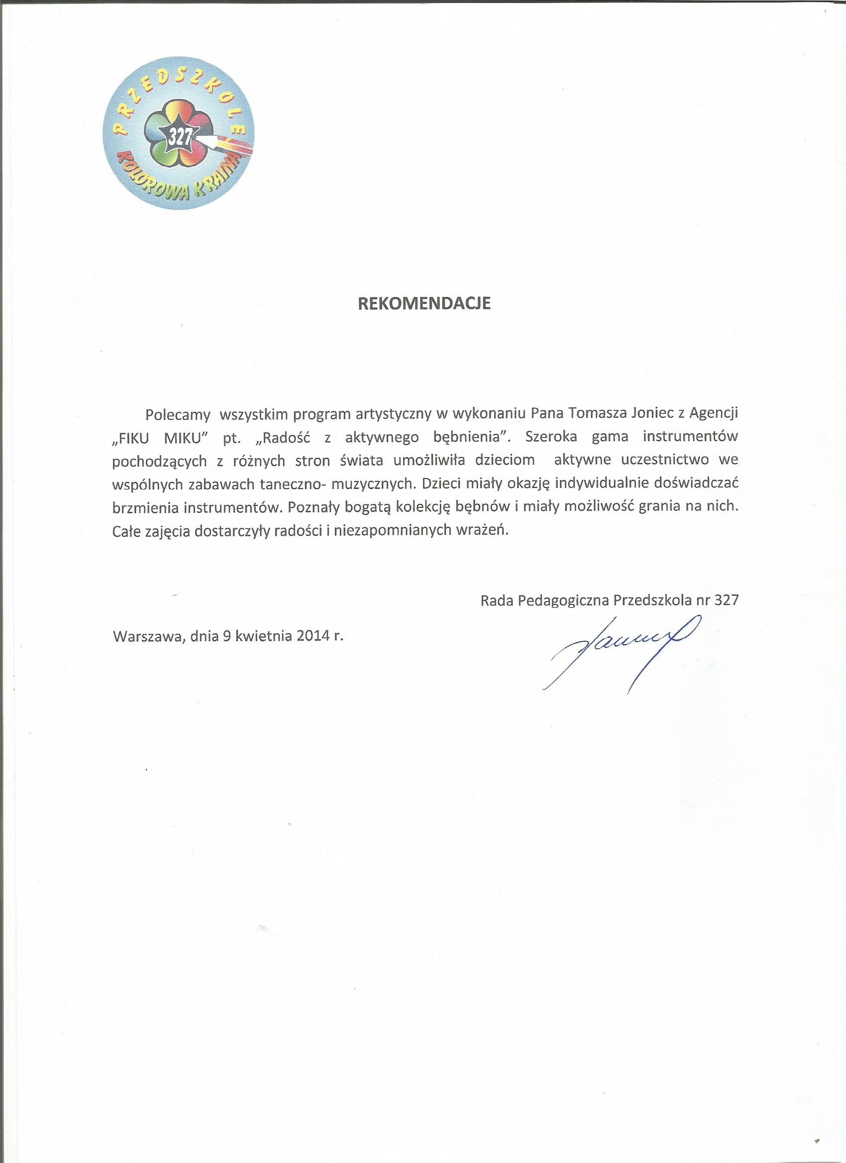 referencje, animacje (2