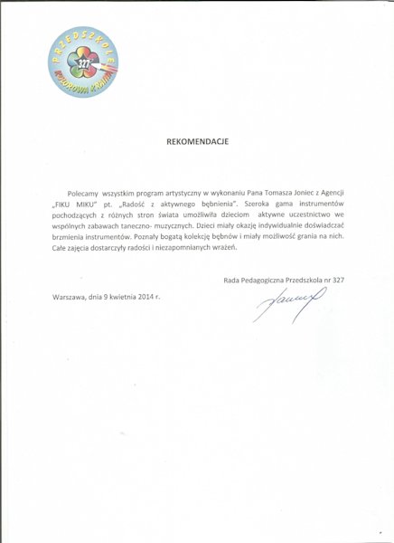 referencje, animacje (2