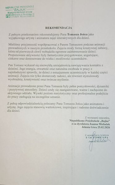 Rekomendacje Jelenia Góra Bajka