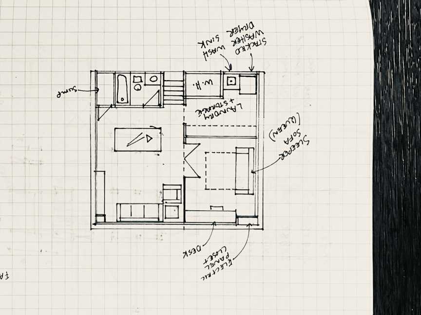 Basement Study #1 - Option 4 Plan, undefined