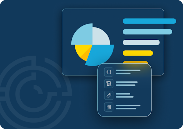 Abstract image showing the niq UI