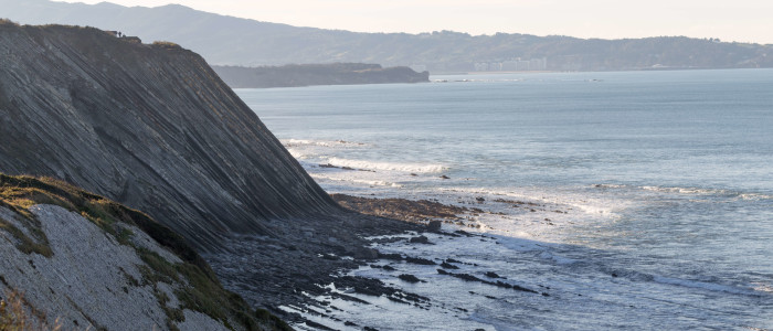 La corniche de basque, entre Saint-Jean-de-Luz et Hendaye, au Pays basque.