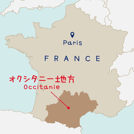 フランスの地図