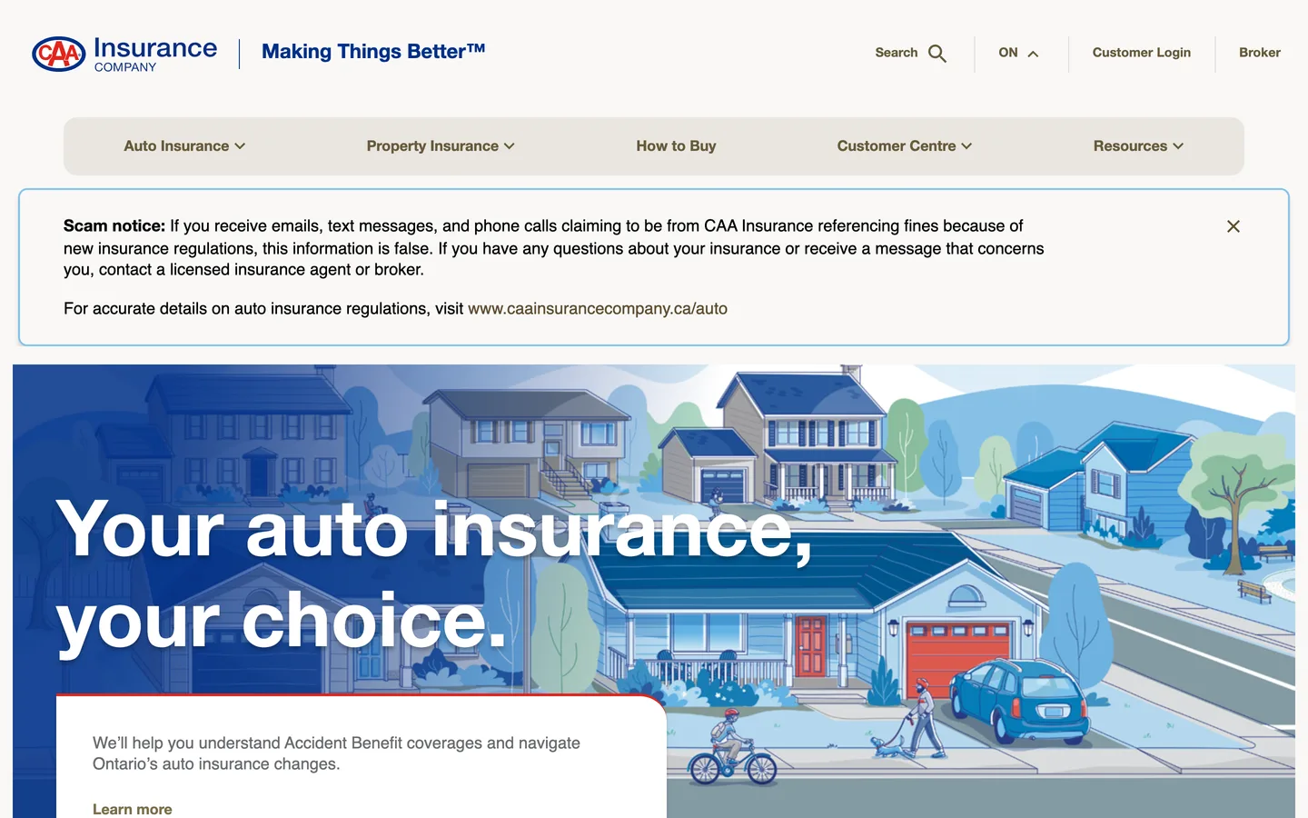 CAA — One content platform, four insurance brands
