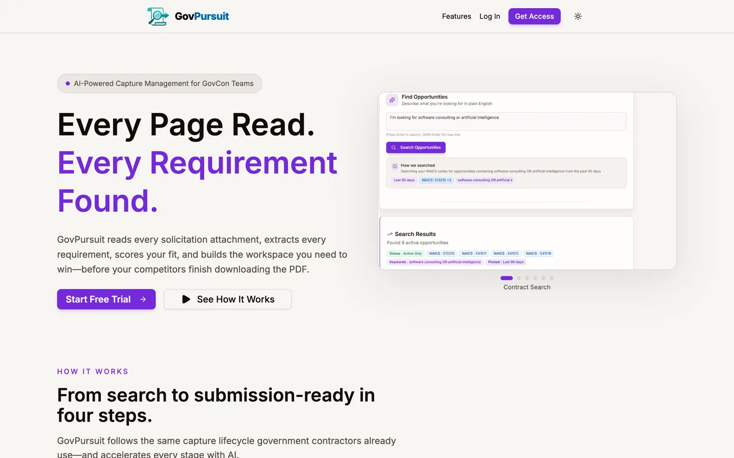 GovPursuit — An AI platform for government contracting