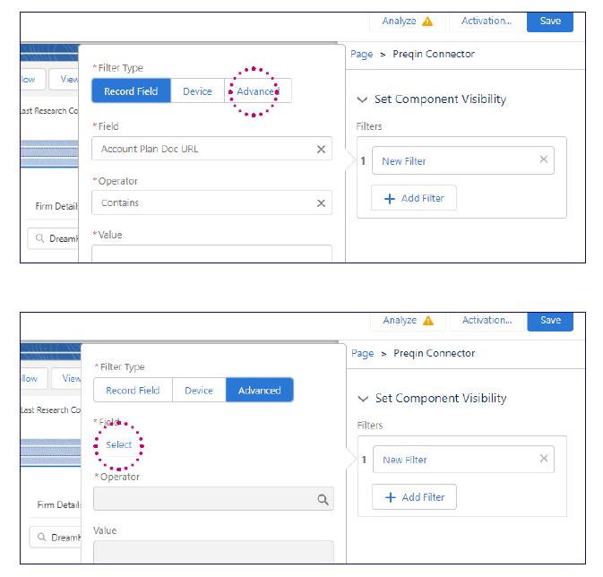 SF Plugin conditional visibility 3 & 4