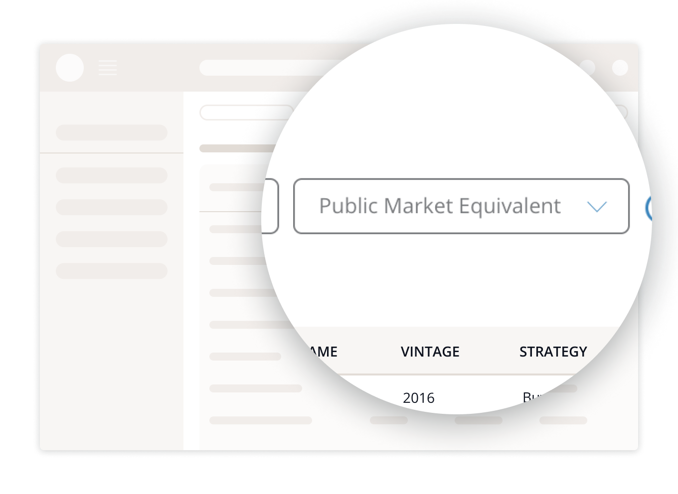 Public market equivalent image.