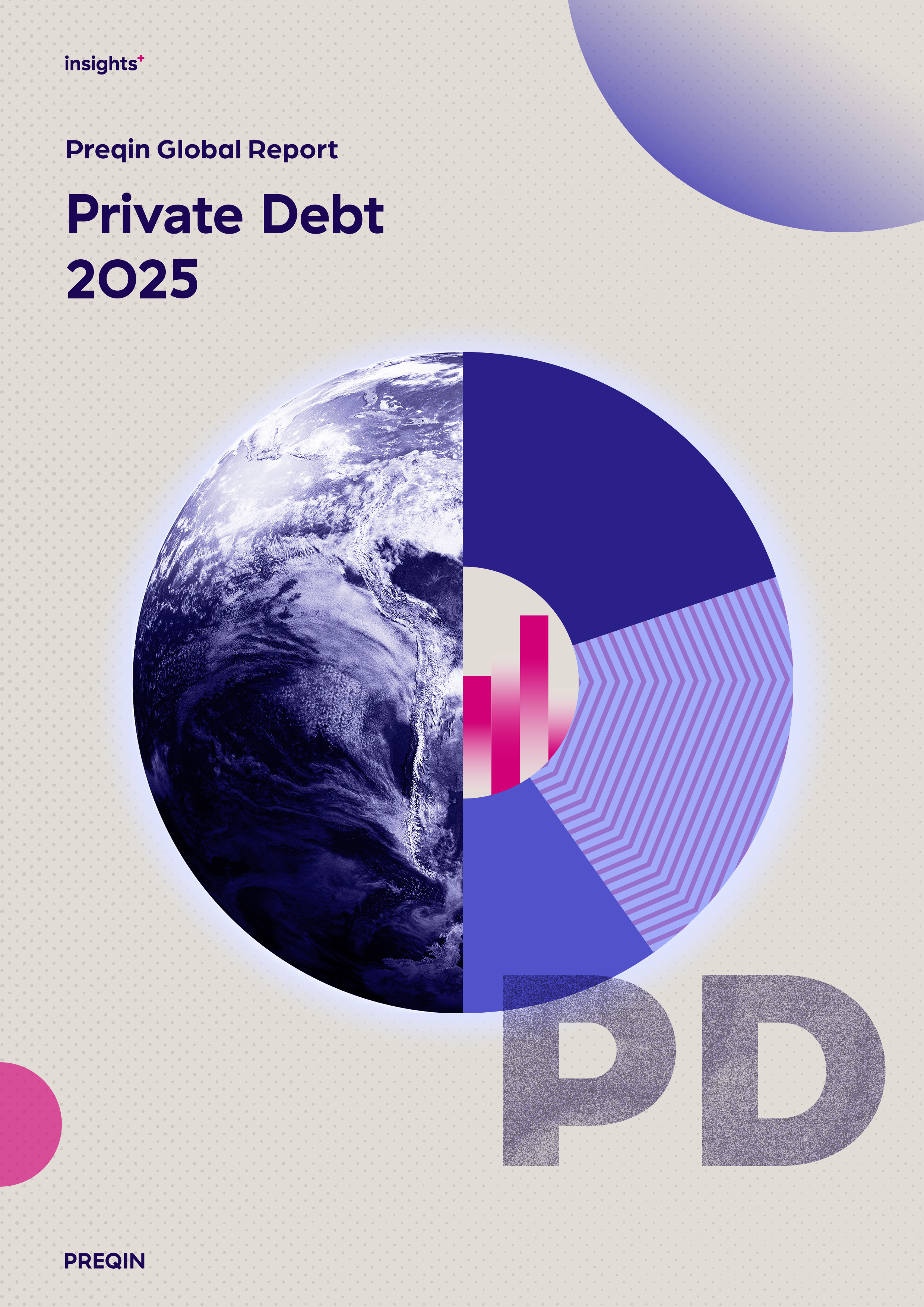Preqin Global Report - Private Debt 2025 report cover