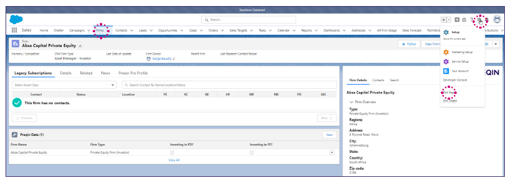 SF Plugin additional preqin fields 2