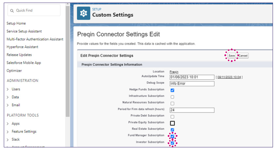 SF Plugin Configuring 7