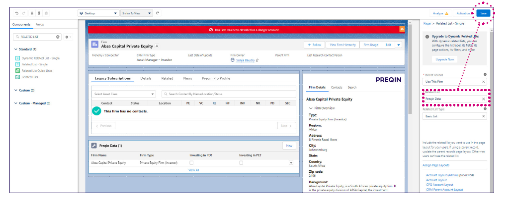 SF Plugin additional preqin fields 4