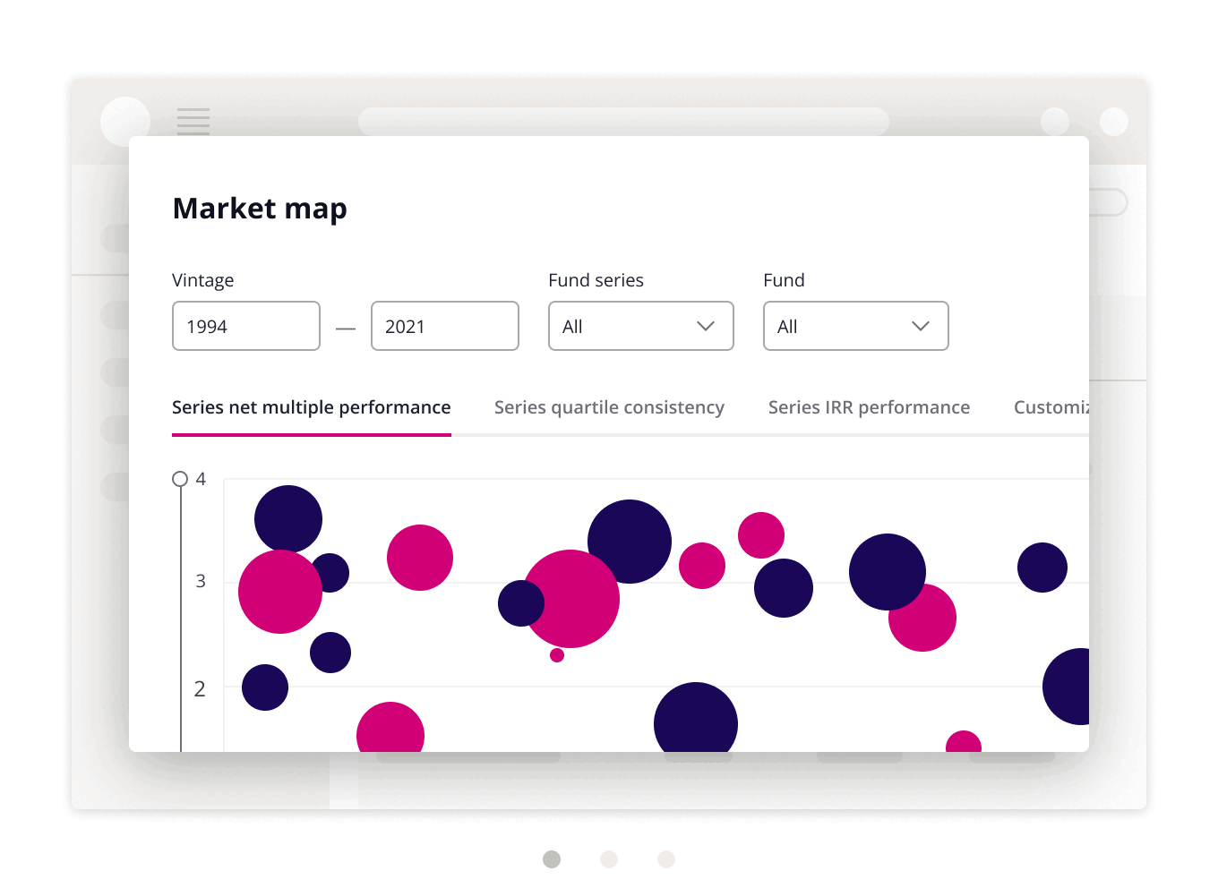 Allocator Hub market mapping product shot