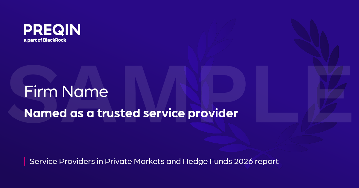 [Asset] Service Providers in 2026 report Preqin Badge