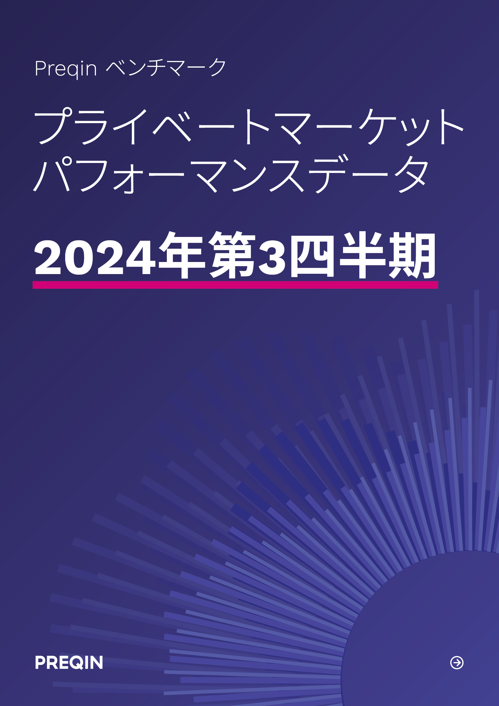 Preqin ベンチマーク：プライベートマーケット パフォーマンスデータ 2024年第3四半期