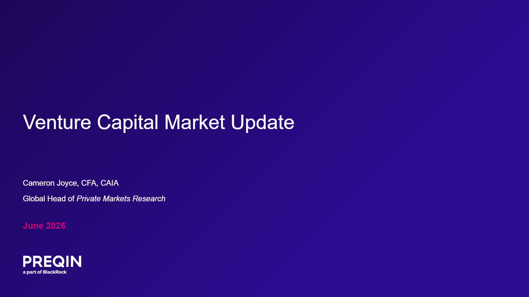 SuperReturn Venture 2026 > Cameron's Presentation