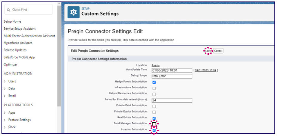SF Plugin Configuring 8