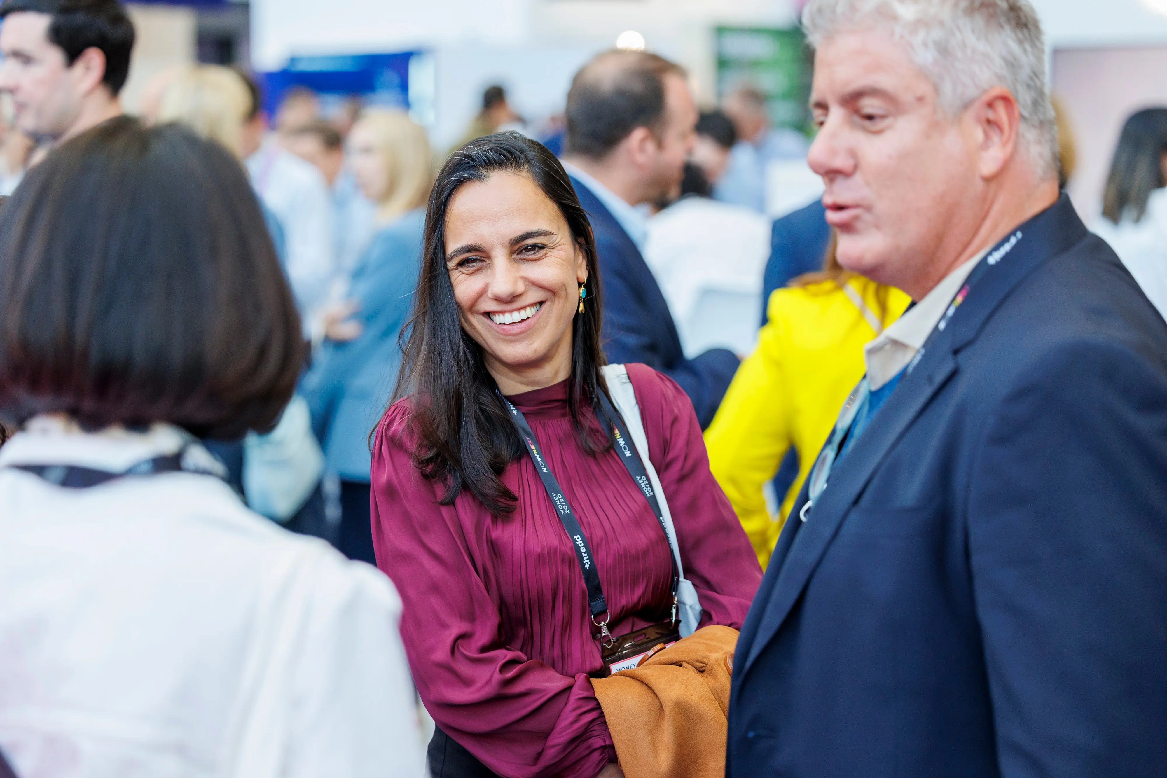 Networking discussion at Money20/20