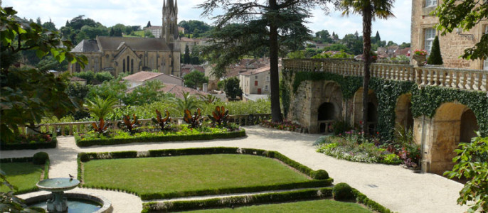 Terrasses des jardins de Fumel