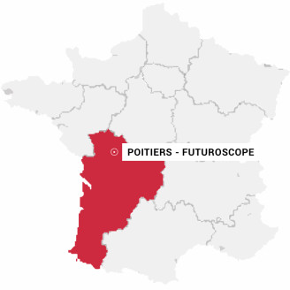 Poitiers - Futuroscope - Carte