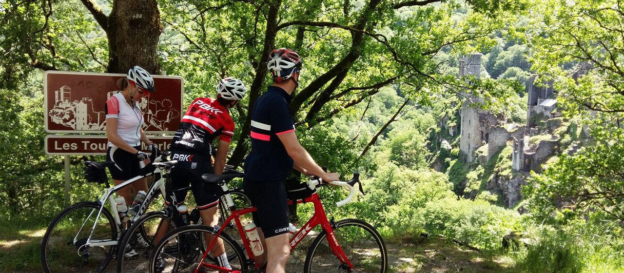 Cyclotourisme aux Tours de Merle Corrèze