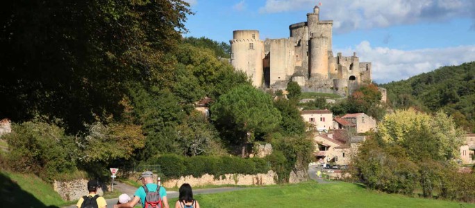 Château de Bonaguil dans le Lot et Garonne (47)