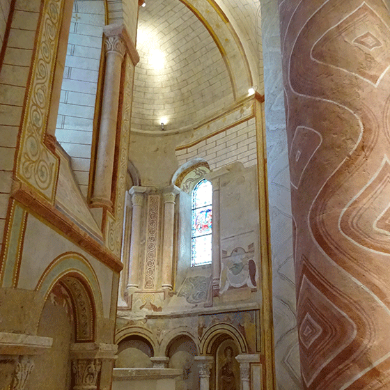 Abadía de Saint-Savin, obra maestra del valle de los frescos