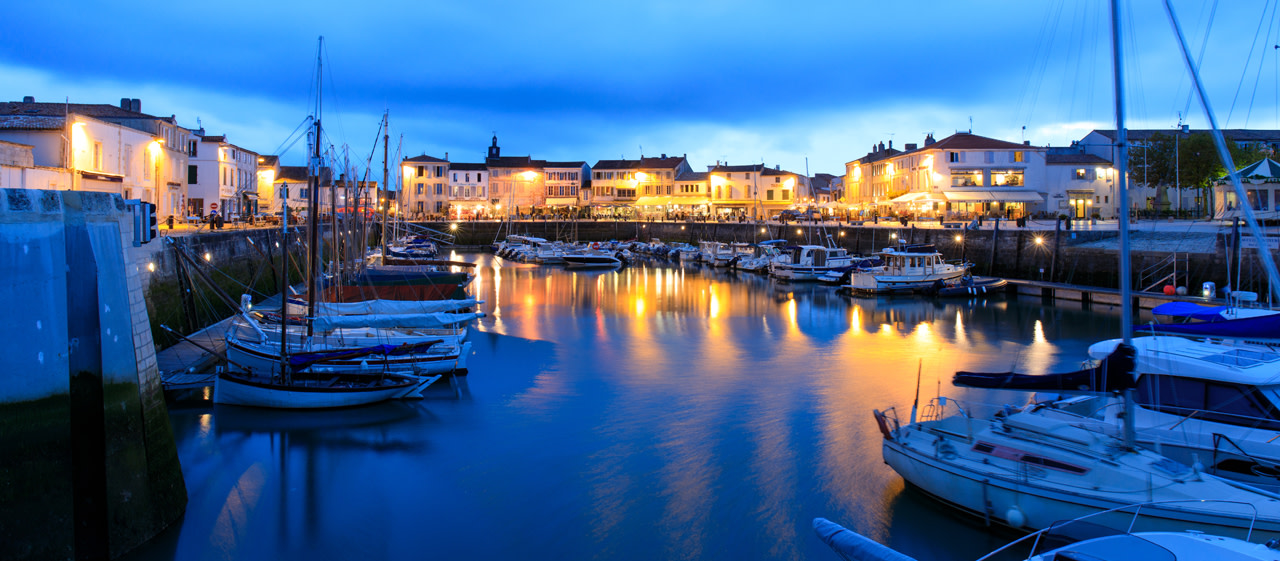 Port Île de Ré en soirée