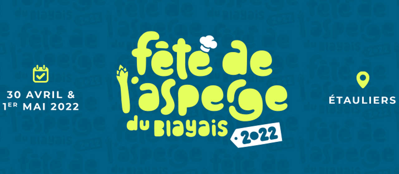 Affiche de la fête de l’asperge du Blayais à Étauliers - 2022