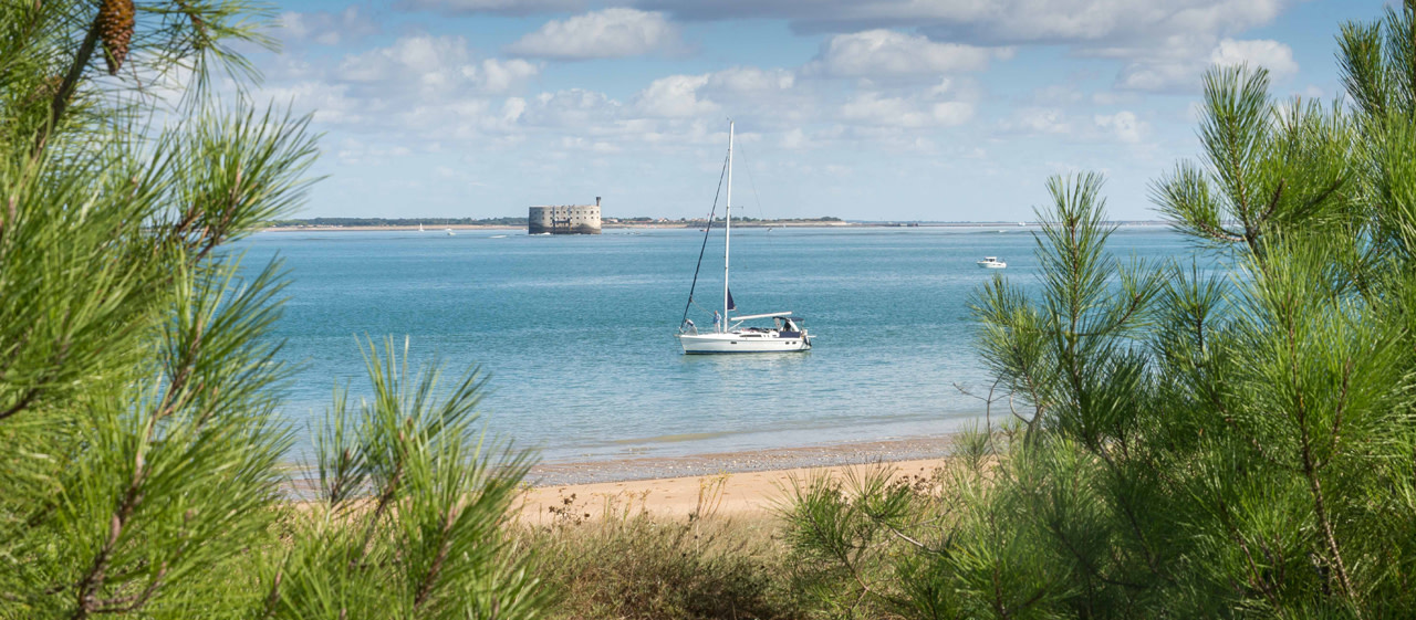 Fort Boyard depuis l'île d'Oléron