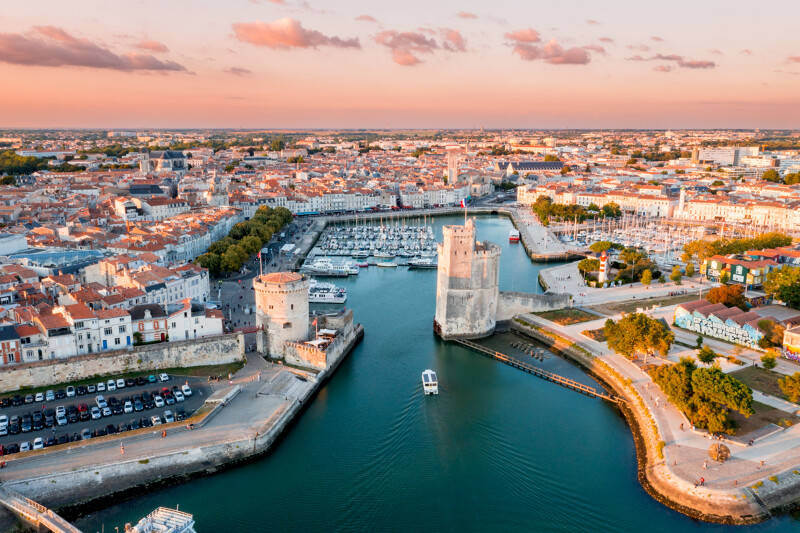 La Rochelle vue du ciel