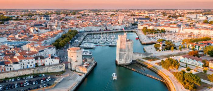 La Rochelle vue du ciel