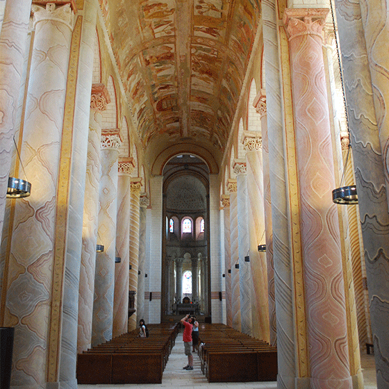 Abtei von Saint-Savin, Meisterwerk des Freskentals