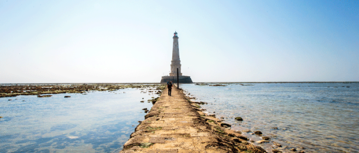 Pied du phare de Cordouan