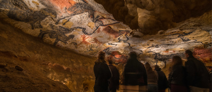 Visite des grottes de Lascaux