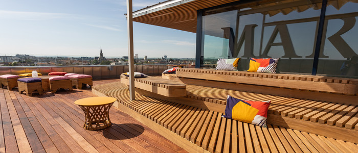 rooftop indigo by martell, cognac, france