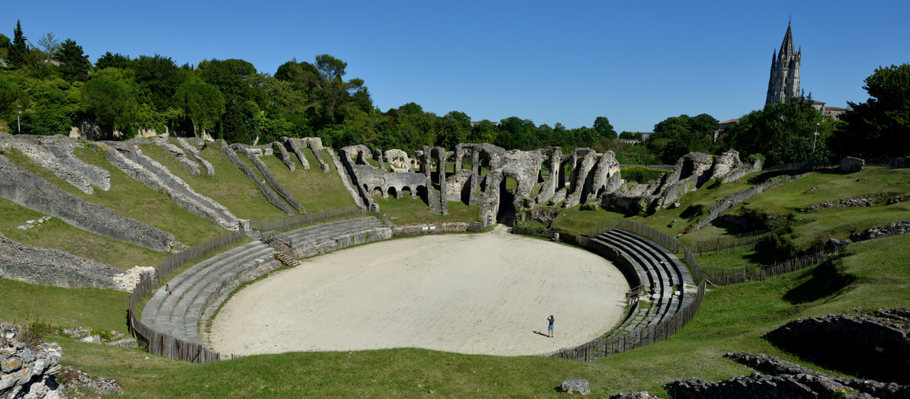 Gallo-roman amphitheater in Saintes