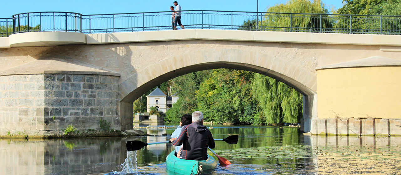 Balade sur le Clain - le Pont Joubert à Poitiers